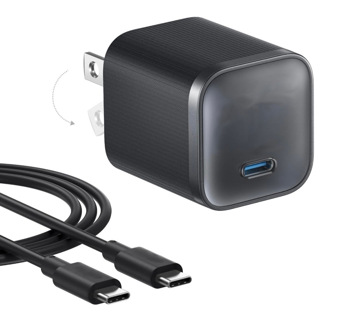 K4/0-CRGR-PS_K4/0-CRGR-PS, 45W USB-C Charger-Pwr Supply & 6' USB-C cable for K4/0
