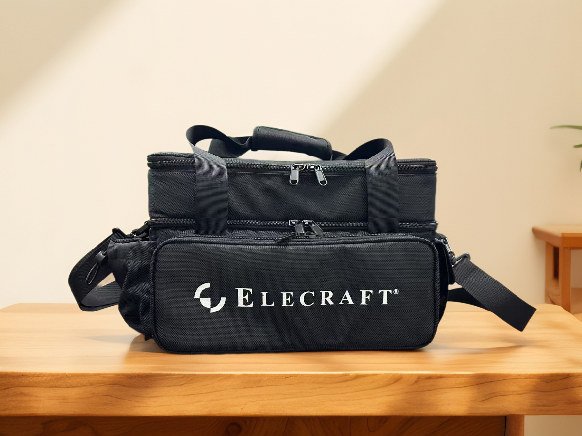 ES90_K4/0 Padded Carrying Case with luggage tag – Elecraft