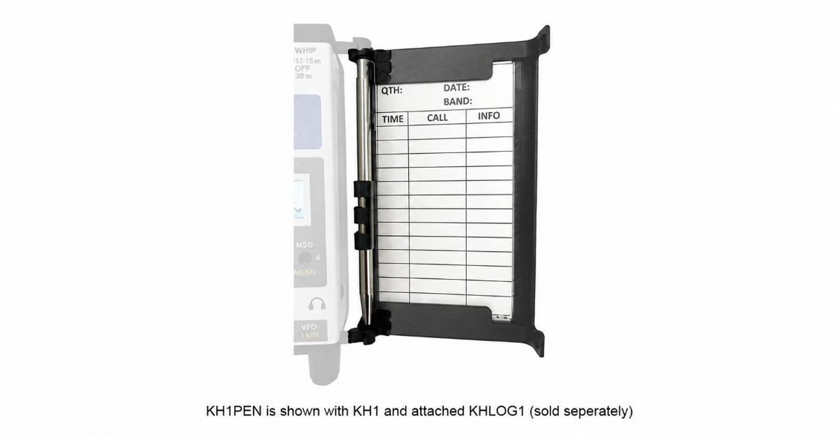 A Mini pen shown attached to the KH1 Log tray