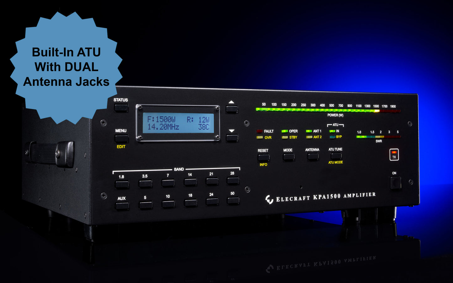 KPA1500 1500W Amplifier w/Internal ATU - $150 Discount + Free Shipping!