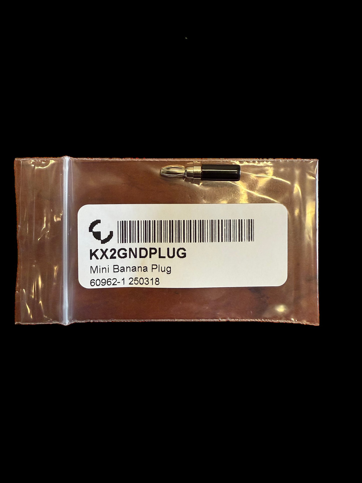 KX2GNDPLUG_Mini Banana Plug for the KX2 and AX3