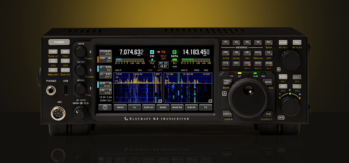 K4-F_K4 Transceiver, Factory Assembled, $100 Discount + Free Shipping (est. $80). You save up to $180!