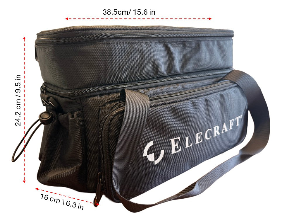 ES90_K4/0 Padded Carrying Case with luggage tag – Elecraft