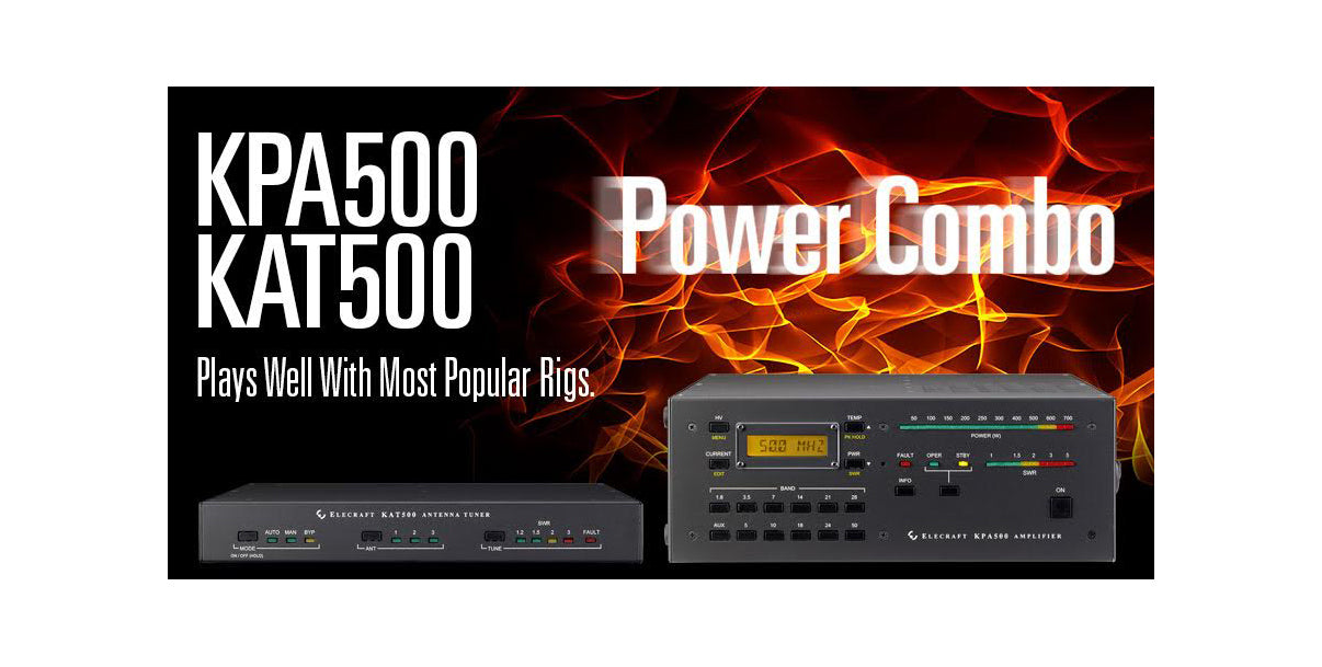 PWRCOMBO-K_KPA500 & KAT500 Power Combo, Kit (NOTE: Select 1 PWR Cable Below) - $75 Combo Savings