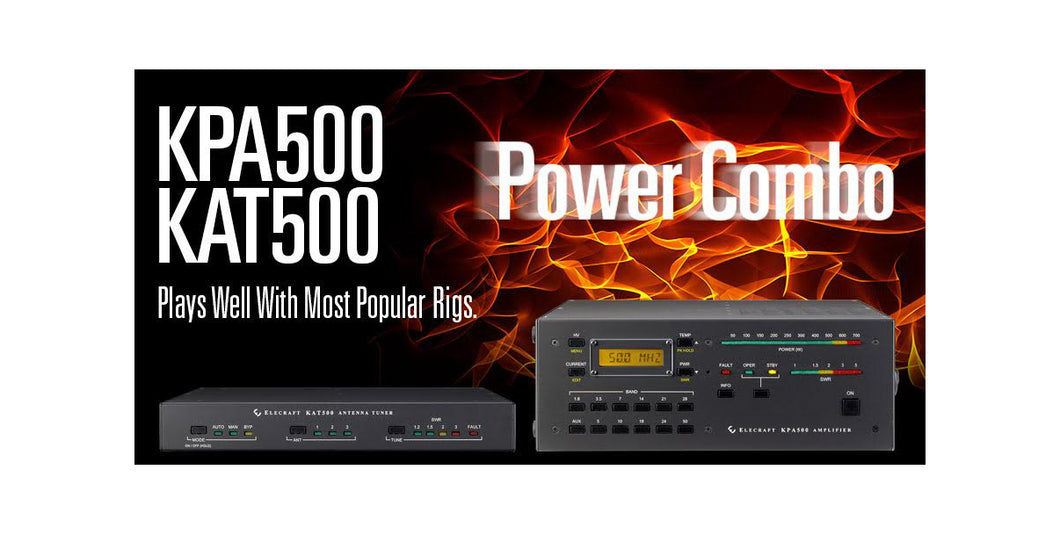 PWRCOMBO-K_KPA500 & KAT500 Power Combo, Kit (NOTE: Select 1 PWR Cable Below) - $75 Combo Savings, Free Shipping Discount