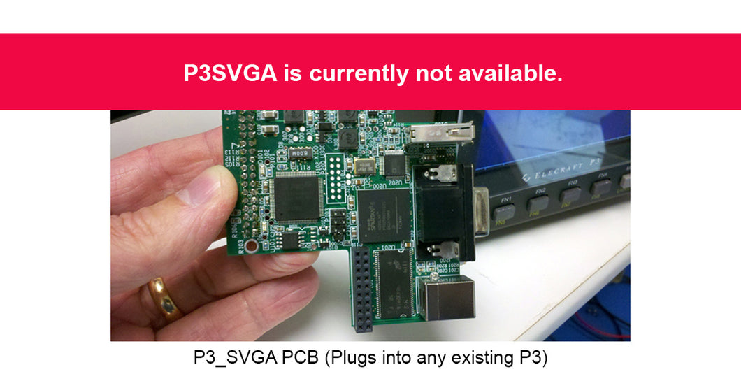 P3SVGA-F_P3SVGA P3 Video/FFT Adapter, Installed