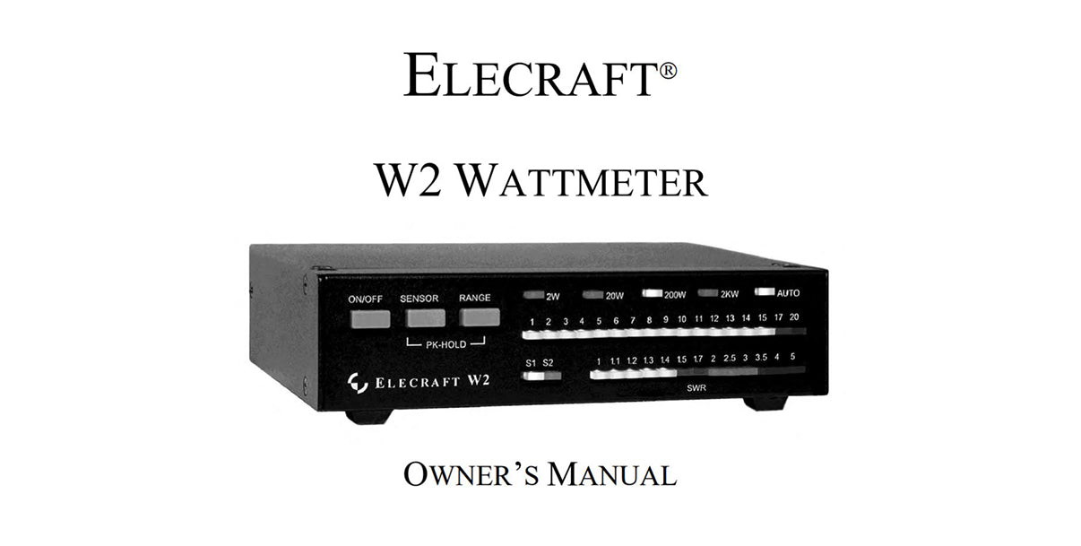 E740144_W2 Assembly/Owner's Manual