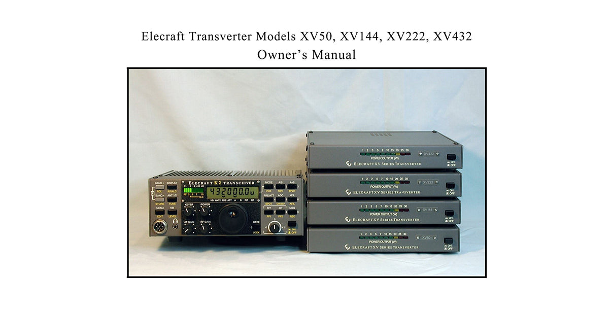 E740096_XV50, 144 & 222 Owner's Manual